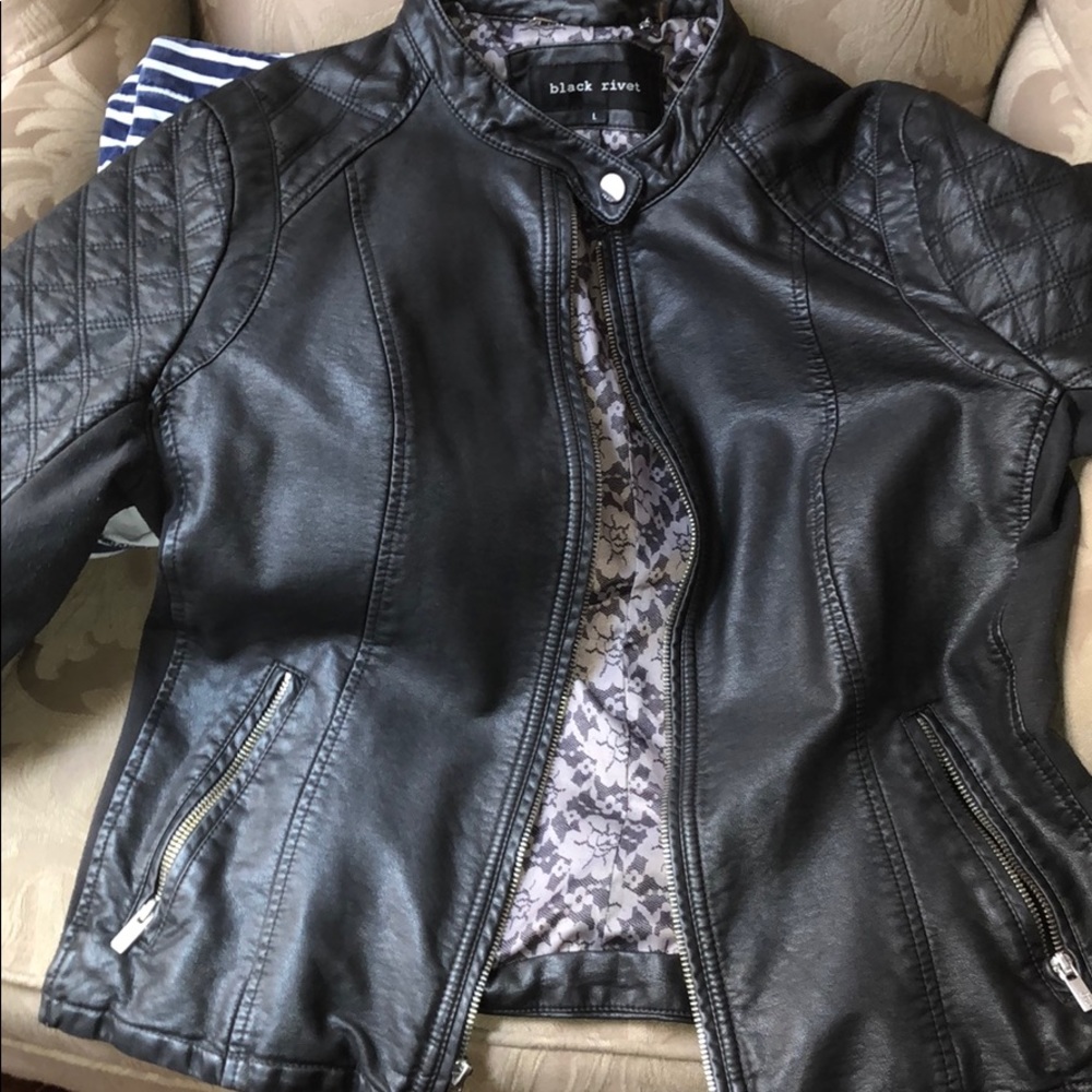 Leather jacket